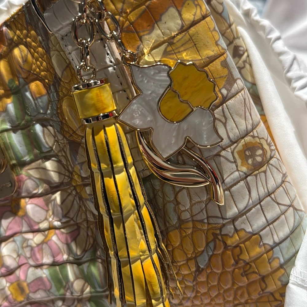 Brahmin Fiora Daffodil Pimlico bag New! Style T98226300332 - Picture 14 of 14